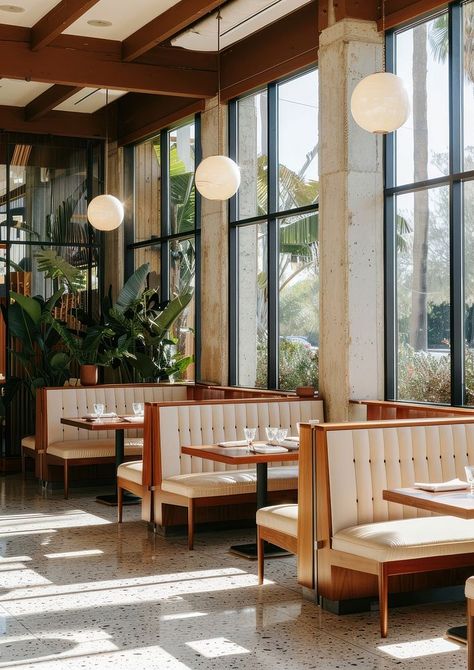 A restaurant architecture cafeteria furniture. | premium image by rawpixel.com / Pinn Small Town Restaurant Aesthetic, Cafe Aesthetic Interior Design, Cafeteria Furniture, Inside Building, Coffee Toffee, Aesthetic Interior Design, Modern Cafe, Nice Pic, Restaurant Architecture