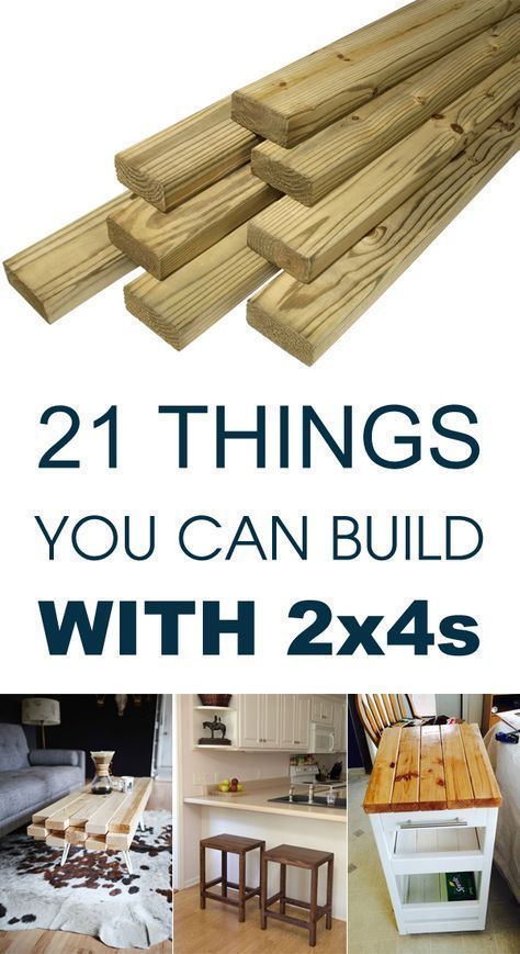 21 Things You Can Build With 2x4s Woodworking Beginner, Wood Projects For Beginners, Wood Crafting Tools, Carpentry Projects, Woodworking For Kids, Wooden Boards, Woodworking Projects That Sell, Diy Holz, Popular Woodworking