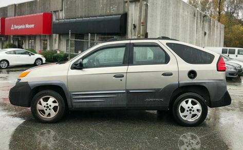 Shark Jumper: 2001 Pontiac Aztek AWD With Tent Plastic Cladding, The Fonz, Camping Lifestyle, Pontiac Aztek, Plastic Trim, Barn Finds, Concept Cars, Buick, Tent