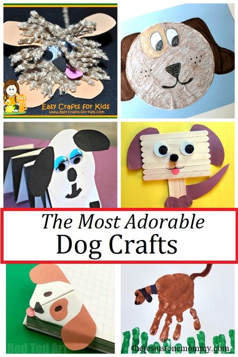 Kids love dogs! These dog crafts for kids are perfect for all ages. You will find fun preschool dog crafts and even a few dog crafts for tweens. #kidscrafts #preschoolcrafts #dogcrafts Dog Art Activities, Dog Activities For Preschool, Dog Crafts Preschool, Dog Crafts For Kids, Dogs Crafts, Awana Games, Pic Tips, Puppy Crafts, Toddler Projects