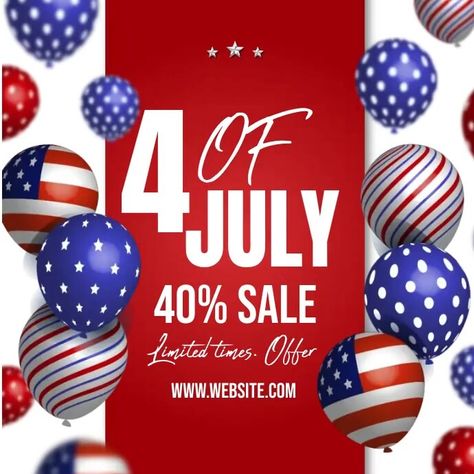 4th of July Sale Linkedin Background Image, Linkedin Background, Linkedin Banner, Kindle Book Cover, Concept Map, Etsy Banner, Campaign Posters, Blog Header, Facebook Event