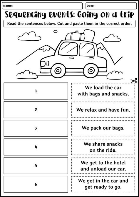 Practice sequencing events and developing important comprehension skills with our engaging story sequencing worksheets for 3rd grade students. Explore fun activities and exercises that help young learners improve their reading and critical thinking abilities in a structured and enjoyable manner. Enhance your child's reading skills with our story sequencing worksheets – make learning an enjoyable experience! #EducationIsFun #CriticalThinkingSkills #ElementaryLearning #storysequencingworksheets Sequence Activities 3rd Grade, Sequence Writing Worksheets, Writing Exercises For 3rd Grade, Sequencing Activities 3rd Grade, Sequence Activities Preschool, 3rd Grade Activities Fun, 3rd Grade Reading Activities, Story Comprehension Worksheets, Critical Thinking Activities For Kids