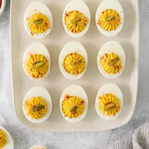 Ranch Deviled Eggs, Kewpie Mayo, Hot Cross Bun, Best Deviled Eggs, Deviled Eggs Classic, Deviled Eggs Recipe, Pioneer Woman Recipes, Ree Drummond, How To Cook Eggs