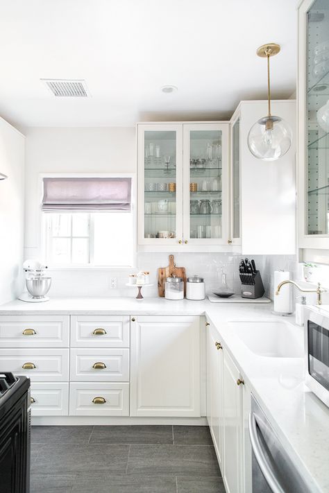 Our Kitchen remodel, a source list + shopping for new appliances. #herestohome Cyprus House, Colored Cabinets, Ceramic Backsplash, Stove Hood, Kitchen 2023, Stair Rails, Kitchen 2021, White Quartzite, White Countertop