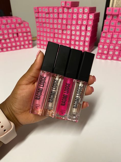 Pink White Nails, Lip Gloss Homemade, Lip Gloss Cosmetics, Diy Lip Gloss, Business Woman Successful, Business Baby, Small Business Packaging Ideas, Lip Gloss Collection, Small Business Inspiration