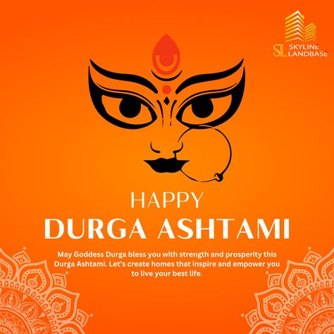 Happy Durga Ashtami! 🙏 On this auspicious day, we celebrate the strength and resilience of Goddess Durga. Just as she embodies the spirit of empowerment, at Skyline Landbase, we strive to empower our clients by helping them find their dream homes. May this Durga Ashtami inspire you to embrace new beginnings and blessings in your life. Let’s build a future that reflects the strength and harmony of our communities. Happy Durga Ashtami! 🙏 #DurgaAshtami #GoddessDurga #SkylineLandbase #Empowerm... Happy Durga Ashtami, Durga Ashtami, Goddess Durga, Durga Goddess, Dream Homes, New Beginnings, Live For Yourself, Life Is Good, Let It Be