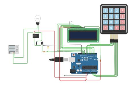 Circuit design Arduino Tinkercad Password Access Control Circuit With LCD created by ahmedebeed555 with Tinkercad Tinkercad Circuits, Arduino Lcd, Circuit Design, Access Control, Arduino, Circuit, Created By, Quick Saves, Design