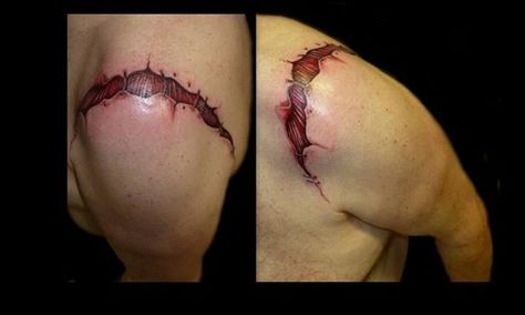 Realistic wound tattoo  Artist Ragnar Hauksson Wound Tattoo, Tattoo Idea, Tattoo Artist, Future Tattoos, I Tattoo, Watercolor Tattoo, Tattoo Artists, Tatting, Tattoo Ideas