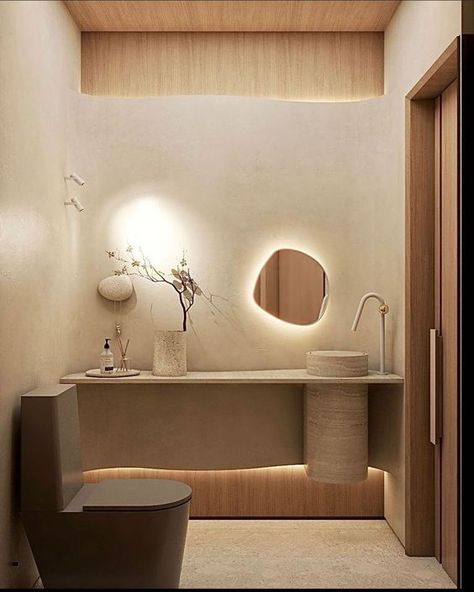 Bathroom Design Small Modern, New Bathroom Designs, Creative Tile, Restroom Design, White Bathroom Tiles, Washroom Design, Japandi Interior, Modern Bathrooms, Vanity Design