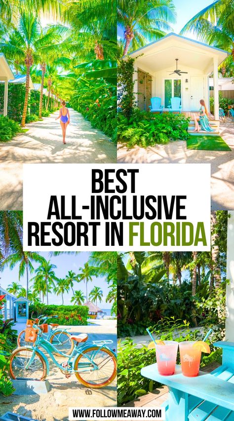 Best All-Inclusive Resort in Florida All Inclusive Resorts In Florida, Bungalows Key Largo, Florida Vacation Destinations, All Inclusive Resorts For Families, Best Places In Florida, Resorts In Florida, Florida Beach Resorts, All Inclusive Beach Resorts, Weekend Family Getaways