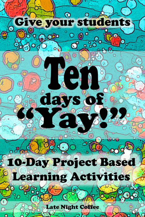 10 day project based learning activities late night coffee Project Based Learning Middle School, Project Based Learning Elementary, Late Night Coffee, Third Grade Social Studies, Night Coffee, Kids Camp, Teacher Helper, Social Studies Elementary, Camping Organization