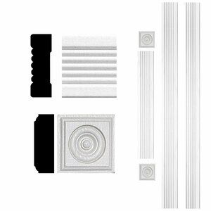 Manor House 3/4 in. x 2-1/4 in. x 8 ft. Casing | Wayfair Diy Door Molding, Door Molding Kit, Fluted Door, Flat Panel Doors, Interior Door Trim, Window Molding, Window Casing, Vinyl Trim, Door Casing