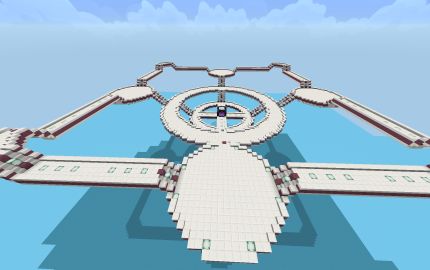 Sky Base, creation #7311 Minecraft Mega Base Layout, Water Base Minecraft, Sky Base Minecraft, Minecraft Sky Base, Minecraft Sky, Minecraft Portal, Minecraft Create, Minecraft Idea, Mc Ideas