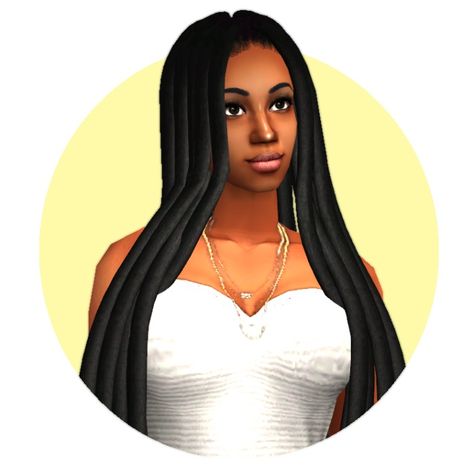 ☆ Informations ☆ 
Teen-Adult | Female only | 13k poly
Original CC can be downloaded HERE.
☆ Downloads ☆ 
SimFileShare
MediaFire
If you have requests, problems or anything else you want to discuss with... Ledisi Locs, Character Customization, Sims 2 Hair, Ts2 Cc, Afro Hair, Braided Bun, Cc Finds, Maxis Match, Sims 2