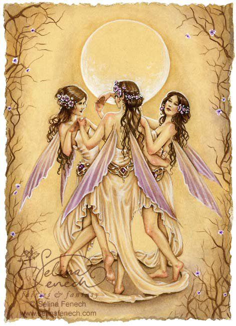 3 SISTERS Fairy Dragon, Fairy Pictures, Three Women, Three Graces, Love Fairy, Fairies Elves, Fairy Magic, Beautiful Fairies, Fantasy Fairy