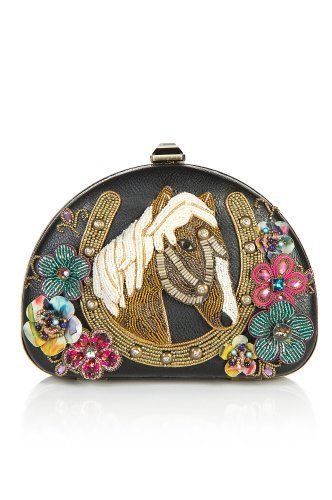 Giddy Up Mary Frances Designer Handbag Horse Purse, Mary Frances Bags, Mary Frances Handbags, Novelty Handbags, Horse Flowers, Western Handbags, Western Purses, Mary Frances, Novelty Bags