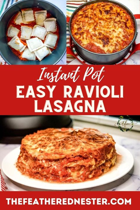 Instant Pot Ravioli, Quick Meatloaf Recipes, Ravioli Lasagne, Crockpot Meatloaf Recipes, Lazy Lasagna, Best Lasagna Recipe, How To Cook Meatloaf, Ravioli Lasagna, Classic Meatloaf Recipe