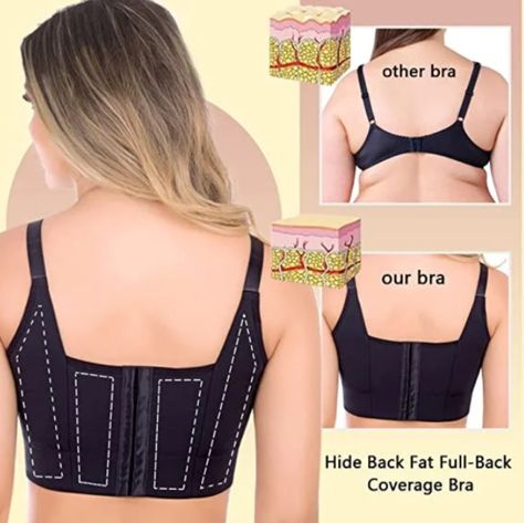 Just Got This Bra, But Need A Different Size Brand New, Its Perfect Covering Of Back Fat, Deep Cup Good Security Color Black Size42c Armpit Fat, Compression Bra, Back Fat, Body Proportions, Buy 1 Get 1 Free, Improve Posture, Cup Bra, Buy 1 Get 1, Zambia