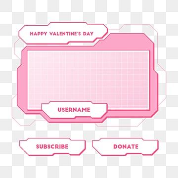 Cute Lines, Minecraft Banner Patterns, Banner Patterns, Hud Elements, Png Material, Pink Bar, Blue Valentine, Minecraft Room, Stream Overlay