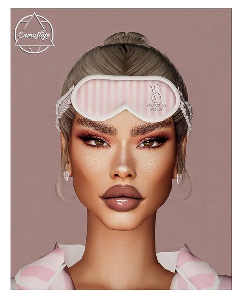 Victoria's Secret Sleepwear Collection (Sleeping Mask + Earrings + House Slippers + GIFT BAG + ALL IN ONE) | Patreon Sims 4 Cc Sleep Wear Patreon, Sims 4 Sleep Mask, Sleep Cc Sims 4, Sims 4 Victoria Secret Cc, Sims 4 Victoria Secret, Sims 4 Clean Girl Cc, Sims 4 Cc Sleepwear, Baddies Outfit, Sleep Clothes