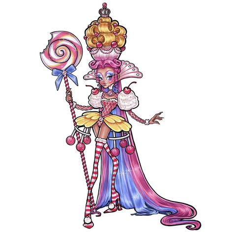 Candy Clothes Drawing, Candy Dress Drawing, Character Fashion Design, Candyland Characters, Candy Land Characters, Candy Land Costumes, Rave Halloween Costumes, Drag Fashion, Candy Castle