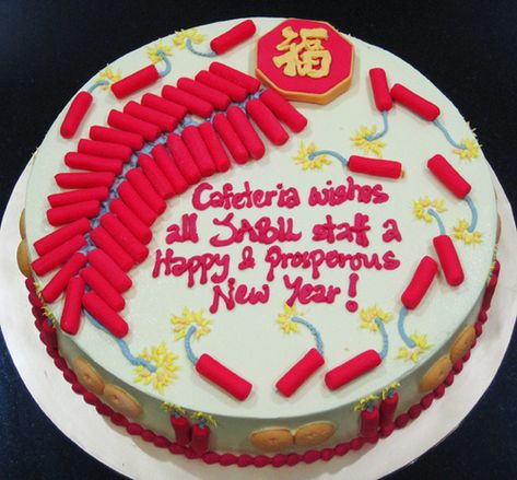 New Year S Cake Designs | photo Diwali Theme Cake, Diwali Cake Ideas, Chinese New Year Cake Design, Cny Cake, Diwali Cake, Firecracker Cake, New Year Cake Designs, New Year Cakes, Indian Cakes