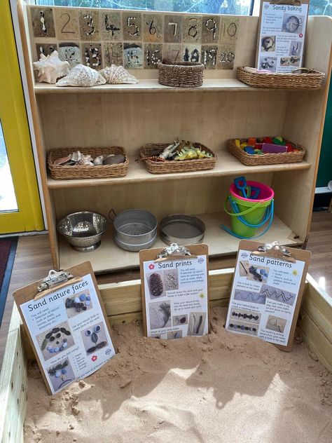 Playdough Area, Nursery Room Ideas Childcare, Sand Activities, Investigation Area, Childcare Rooms, Reggio Emilia Classroom, Craft Activities For Toddlers, Reception Classroom, Eyfs Classroom