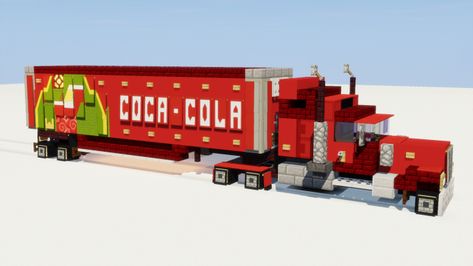 Food Truck Minecraft, Minecraft Caravan, Minecraft Food Truck, Minecraft Gas Station, Minecraft City Ideas, Truck Minecraft, Minecraft Cars, Minecraft Vehicles, Minecraft Car