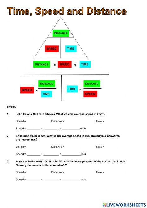 Speed Distance Time Math, Speed Distance Time Worksheet, Dhoti Design, Distance Time Graphs Worksheets, Speed Distance Time, Distance Time Graphs, Science Web, Distance Formula, Classroom Preparation