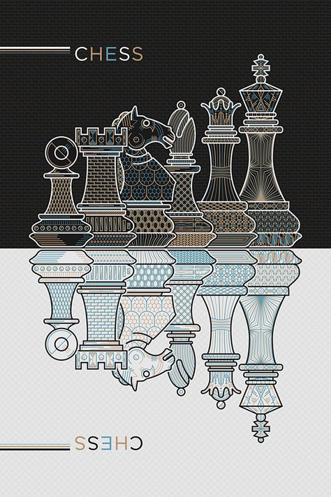 Sacred chess - Illustration on Behance Chess Art Illustration, Chess Illustration, Chess Logo, Buda Wallpaper, Chess Tournament, Wrist Tattoo Designs, Chess Master, School Decor, Game Illustration