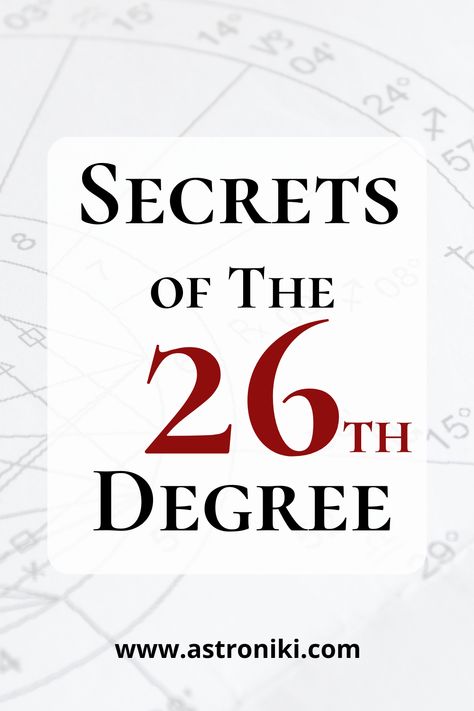 the meaning of the 26th degree, Taurus degree in astrology. Ascendant at the 26th degree in natal chart, Sun at the 26th degree in natal chart, Moon at the 26th degree in natal chart, Astrological Degrees, Astrology Ascendant, Degree Astrology, Scorpio Qualities, Astrology Degrees, Natal Chart Astrology, All About Leo, All About Gemini, All About Aries