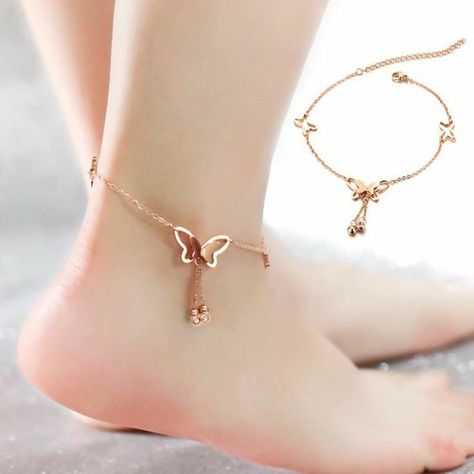 https://youtu.be/8obMg7wezMo Elegant Anklet, Butterfly Chain, Foot Chain, Anklet Designs, Beautiful Anklet, Foot Bracelet, Ankle Jewelry, Fancy Jewellery Designs, Bracelets Silver