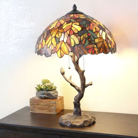 Ill Wait, Create Aesthetic, Stained Glass Table Lamps, Tiffany Style Table Lamps, Tiffany Style Lamp, Tiffany Lamp, Tree Lamp, Pipe Lamp, Stained Glass Lamps