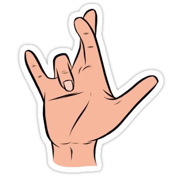 "I Really Love You in ASL: I" Stickers by rmcbuckeye | Redbubble Asl I Love You, Asl Stickers, Simple Sign Language, Asl Sign Language Words, Sign Language Phrases, Cat Logo Design, Sign Language Words, Asl Learning, Asl Sign Language