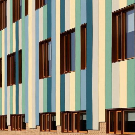 EIFS architecture: Everything you should know Eifs Facade Architecture, Building Science, Exterior Insulation, Exterior Wall Cladding, Cladding Systems, Building Plan, Brick Facade, Commercial Architecture, Charter School