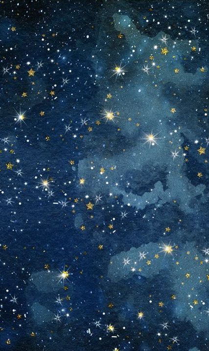 Dreamy Stars Aesthetic, Vintage Sky Wallpaper, Celestial Art Wallpaper Desktop, Blue And Gold Space Aesthetic, Dark Blue And Yellow Background, Light Blue Stars Aesthetic, Celestial Wallpaper Desktop, Blue Nerd Aesthetic, Celestial Laptop Wallpaper