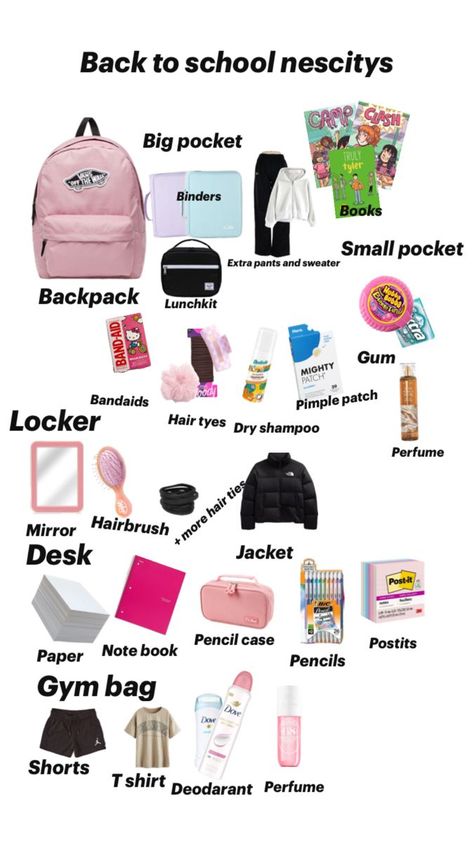 : Shop for the latest trends in school supplies for kids of all ages. #backtoschool #schoolsupplies #supplies https://whispers-in-the-wind.com/back-to-school-bag-essentials-you-didnt-know-you-needed-but-totally-do/?professional-laptop-backpack-for-women-stylish-and-durable-daypack-ideal-for-students-teens-and-adults-lightweight-and-spacious-bookbag-for-school-work-and-travel-securely-fits-156-inch-laptops-anti-theft-design-perfect-gift-for-men-and-women What To Pack In Your School Bag Grade 8, Things U Need In Ur School Bag, What To Pack In A Mini Backpack, Middle School Gym Bag Essentials, What’s In My School Backpack Ideas, What To Put In School Bag, Pack My School Bag With Me, School Bag Packing, What To Pack In Your School Bag