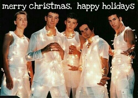 made these fo ma frans   need some nsync christmas cards? 90s Boy Bands, I'm With The Band, To Infinity And Beyond, E Card, Laughing So Hard, I Smile, The 90s, Bones Funny, A Group