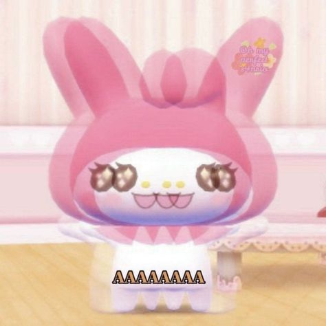 Sanrio Reaction, Sanrio Meme, Sanrio Memes, Stickers Whatsapp, Melody Hello Kitty, Sanrio Stuff, Reaction Pic, My Melody Kuromi, Cute Messages