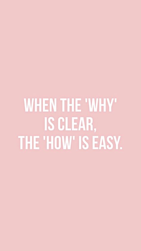 When the why is clear, the how is easy When The Why Is Clear The How Is Easy, Motivation Quote, When You Know, Fitness Quotes, Motivational Quotes, India, Quotes, Quick Saves