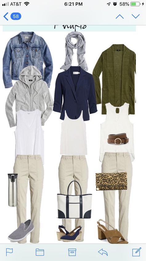 What To Wear With Khaki Pants, Khaki Pants Outfit Women, Khaki Pants Outfit, How To Have Style, Capsule Dressing, Closet Basics, Khaki Pants Women, Clothes And Shoes, Beach Outfits