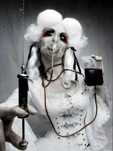 Nurse Dark And Twisted, Halloween 2015, The Crow, Gothic Beauty, Dark Beauty, Steam Punk, Gothic Art, Psych, Horror Art