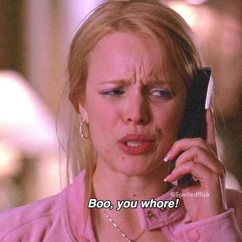 Regina George quotes. Quotes from the 2000s Chick Flick. Movie Mean Girls. Regina George Iconic Lines, Regina George Background, Regina George Earrings, Regina George Iconic Quotes, Mean Girl Memes Funny, Mean Girls Quotes Movie, Regina George Mindset, Regina George Nails, Regina George Meme