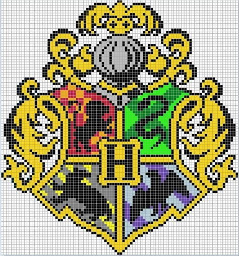 Pixel Art Pattern Harry Potter, Cross Stitch Patterns Harry Potter, Pixel Art Harry Potter, Harry Potter Canvas Art, Grille Pixel Art, Harry Potter Cross Stitch, Harry Potter Perler Beads, Harry Potter Cross Stitch Pattern, Cross Stitch Harry Potter