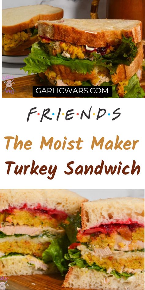 Ross Thanksgiving Sandwich, Moist Maker Sandwich, Thanksgiving Sandwich Recipes, Sandwiches Board, Thanksgiving Leftovers Sandwich, Leftover Turkey Sandwich, Stuffing Cranberry, Turkey Sandwich Thanksgiving, Leftover Thanksgiving Sandwich