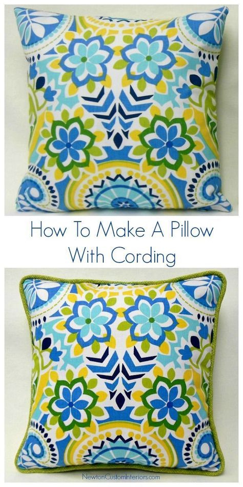 Make A Pillow, Creative Pillows, Sew Ins, Sewing Pillows, Diy Pillows, How To Make Pillows, Anthropology, Quilt Sewing, Pillow Cushion