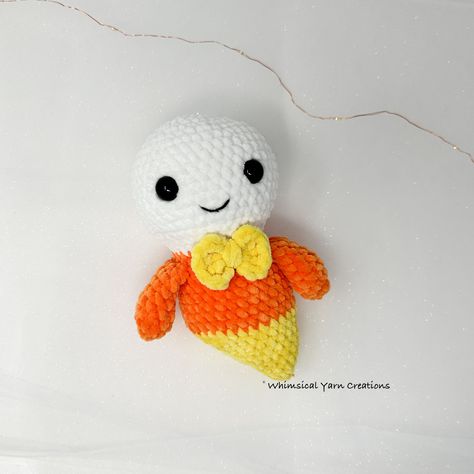 mini halloween crochet patterns free #Amigurumi_Patterns #Kawaii #Candy_Corn_Bee_Crochet #Crochet_Halloween_Ghost Candy Corn Bee Crochet, Ghost Plush Crochet Pattern Free, Mini Crochet Ghost Pattern Free, Mini Ghost Crochet Pattern, Crochet Halloween Amigurumi Free Pattern, Ghost Amigurumi Free Pattern, Crochet Small Plushies, Crocheted Frankenstein, Crochet Ghost Pattern Free