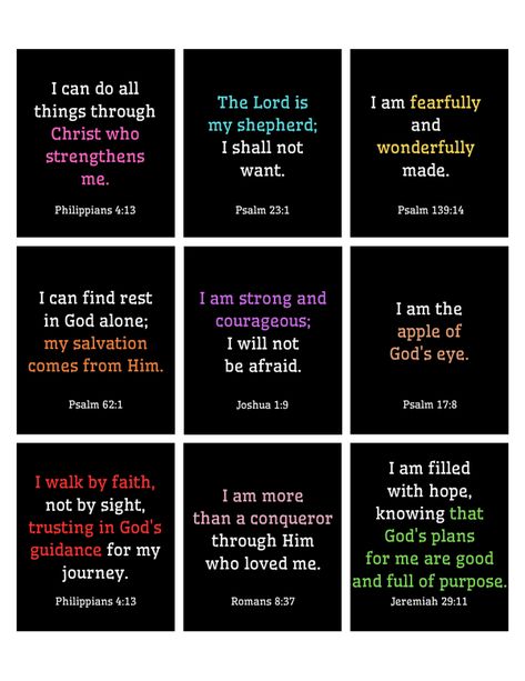 Biblical Affirmations, Christian Affirmations, Encouragement Cards, Biblical Truths, Scripture Memorization, Biblical Scripture Affirmation Cards Biblical Affirmations Scriptures For Women, Christian Affirmation Cards, Biblical Affirmations Women, Scriptural Affirmations, Jesus Affirmations, Free Printable Affirmation Cards, Godly Affirmations, Free Scripture Cards, Biblical Affirmations