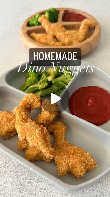 Lily Payen • Easy BLW & Toddler Recipes | Homemade Dino Nuggets🦖🦕 I’m convinced my boys will eat just about anything that is Dino-shaped and I’ll be putting that to test with these... | Instagram Dino Chicken Nuggets, Dino Nuggets, Birthday Recipes, Toddler Recipes, Toddler Lunches, Birthday Food, Recipes Homemade, Dinners For Kids, My Boys