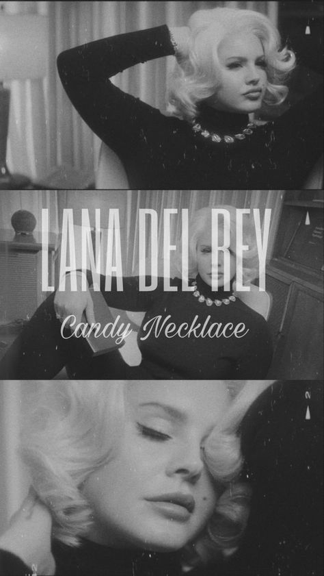 Lana Candy Necklace, Lana Del Rey Marilyn Monroe, Candy Necklace Lana Del Rey, Shannon Aesthetic, Lana Del Rey Candy Necklace, Lana Albums, Lana Del Rey Pictures, Rey Art, Lana Del Rey Art